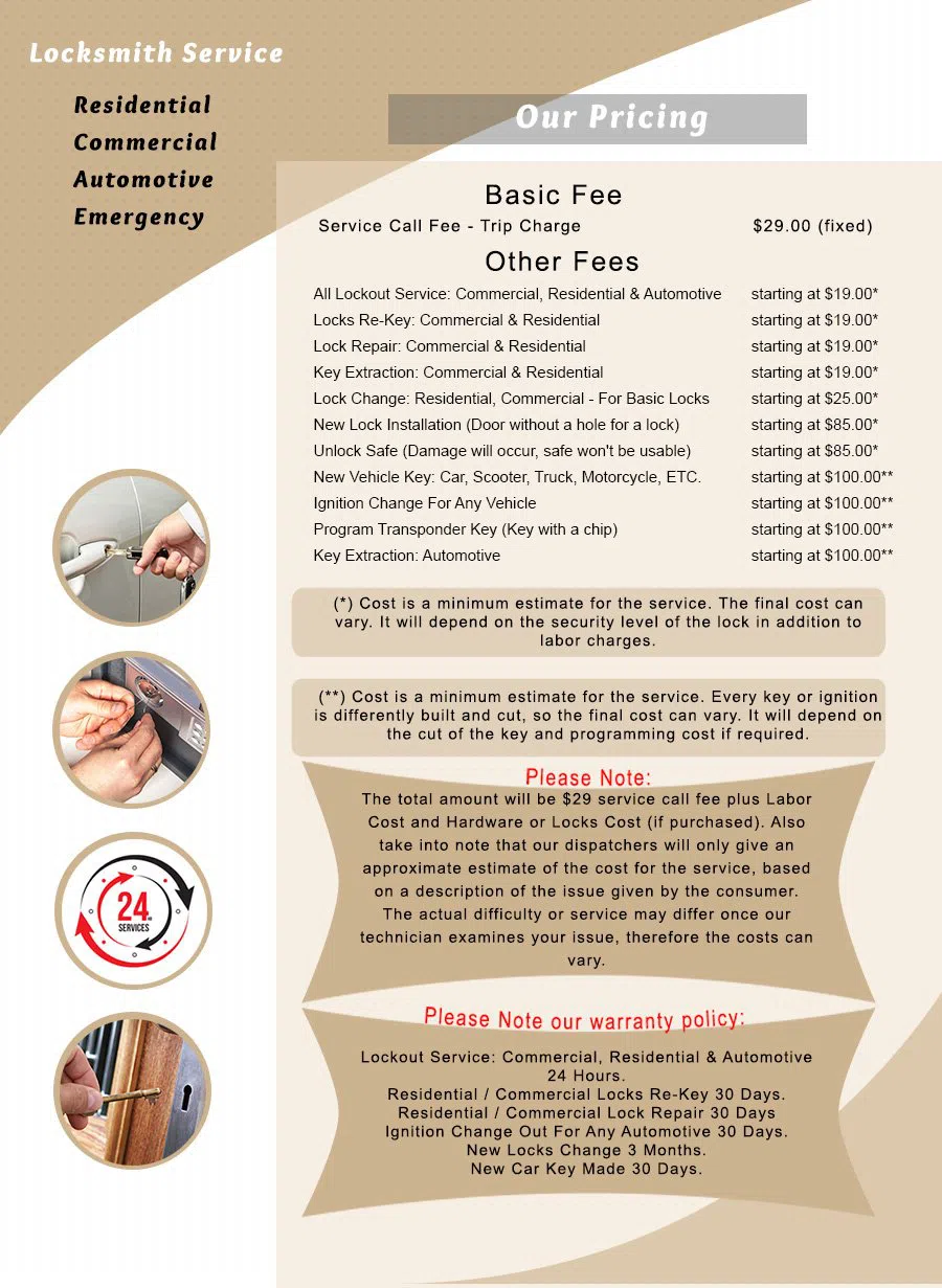 Capitol Locksmith Service Monrovia, CA 626-264-9906